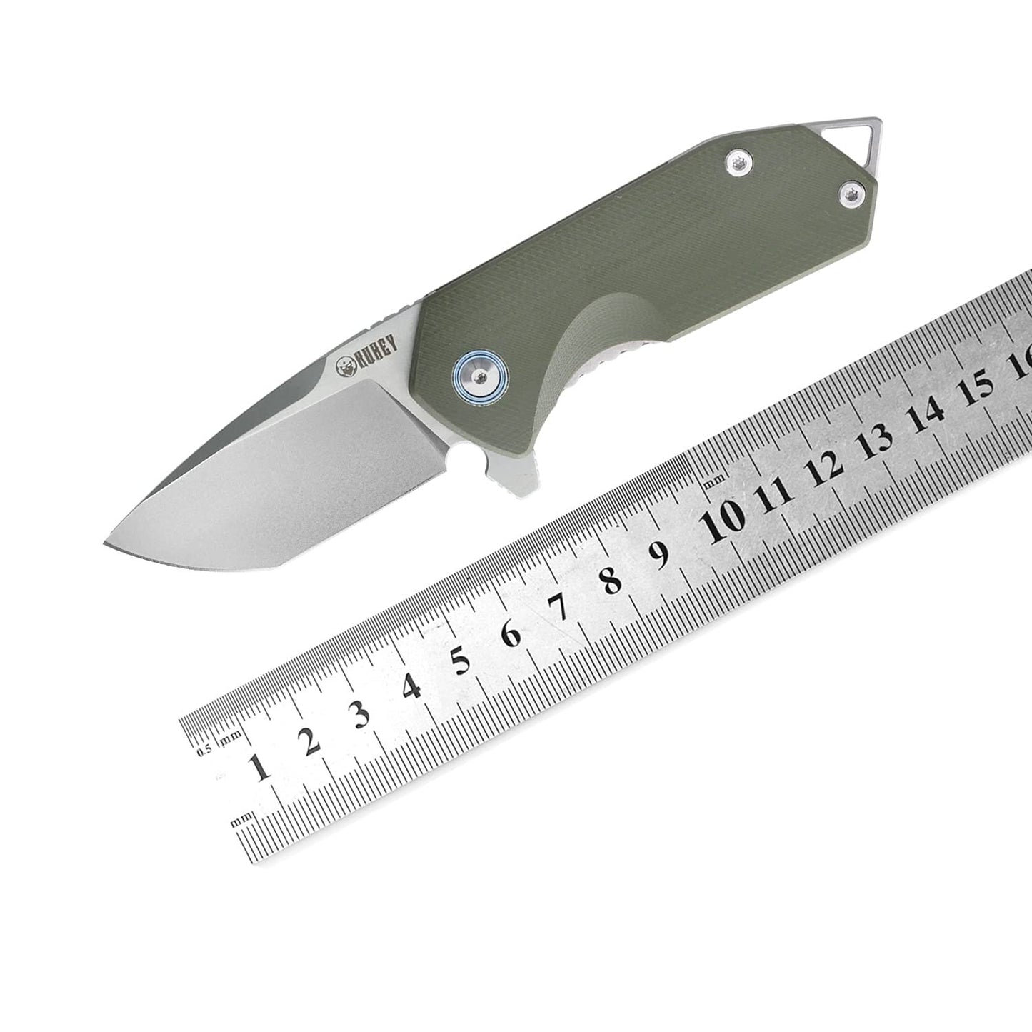 KUBEY Campe KU203 Folding Pocket Knife Compact Everyday Carry with 2.4" Tanto...