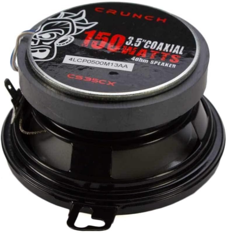 Crunch CS35CX Full Range Coaxial Car Speaker, 3.5-Inch