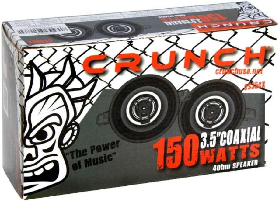 Crunch CS35CX Full Range Coaxial Car Speaker, 3.5-Inch