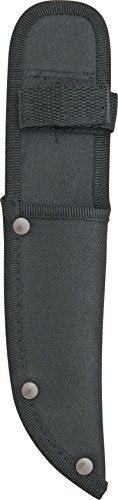 Straight Knife Sheath for Fixed Blade Knives up to 5" - Black Heavy Nylon