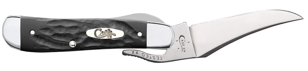 CASE XX WR Pocket Knife Rough Black Jigged Synthetic Russlock Item #18224 - (...