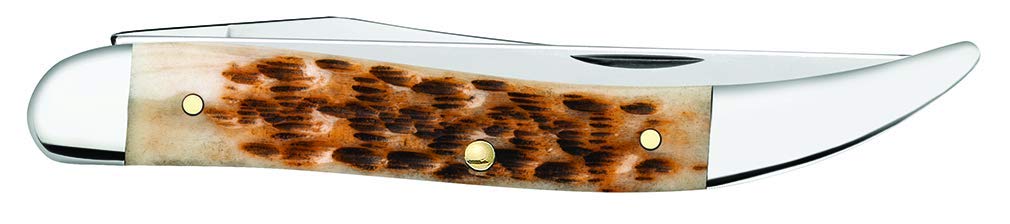 CASE XX Pocket Knife Fishing Knife Amber Jig Bone Item #10726 - (620094F S...