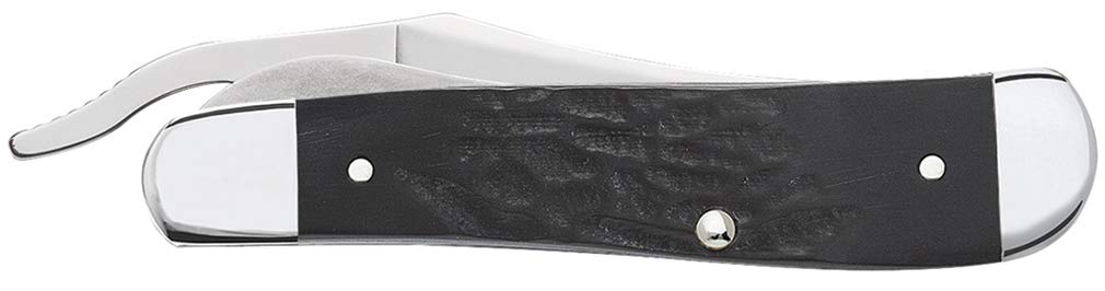 CASE XX WR Pocket Knife Rough Black Jigged Synthetic Russlock Item #18224 - (...