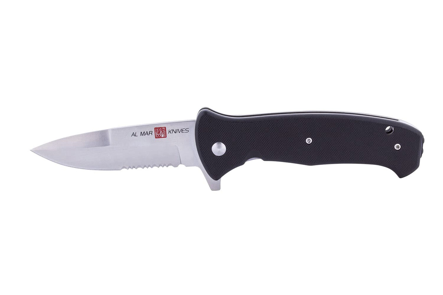 Al Mar (AMK2203) SERE 2020 - 3.6" Linerlock Assisted Opening | Black | Folding Pocket Knife