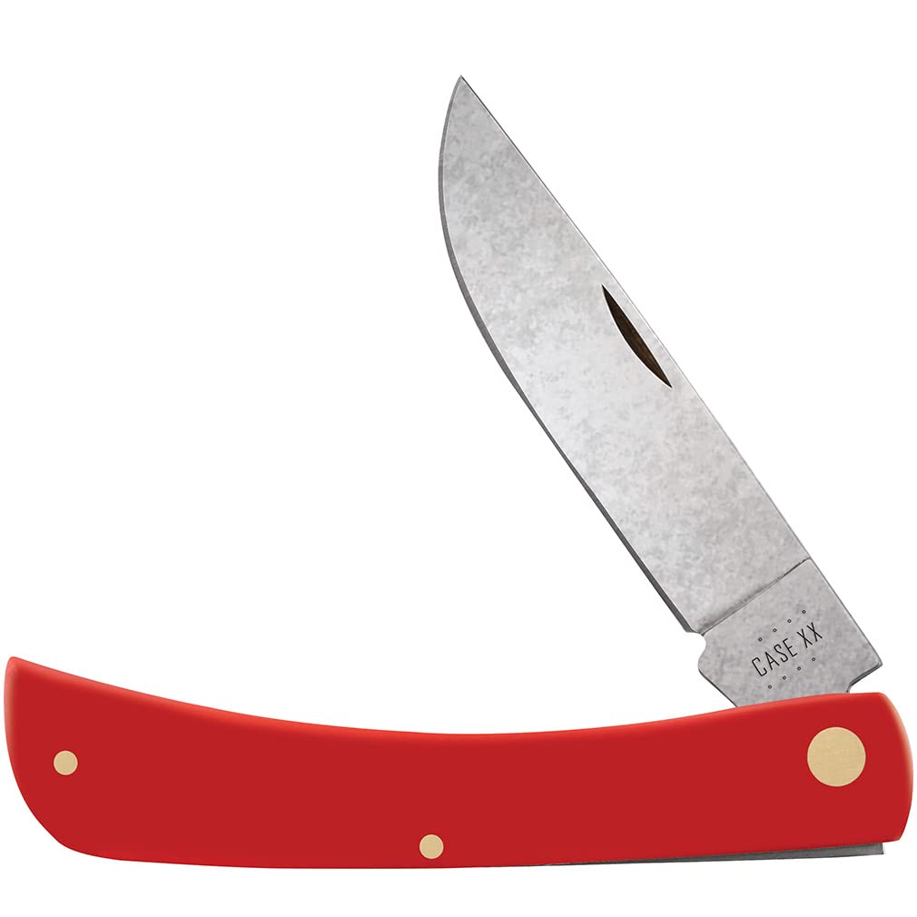 CASE XX WR POCKET KNIFE SOD BUSTER - AMERICAN WORKMAN CS - SMOOTH RED SYNTHET...