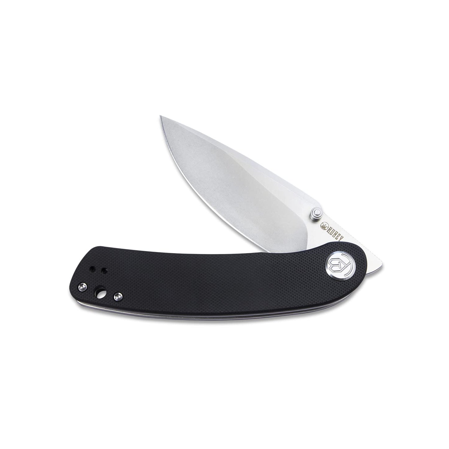 Kubey Momentum Everyday Carry Pocket Knife - 3.43-Inch Drop Point Blade, G10 Handles