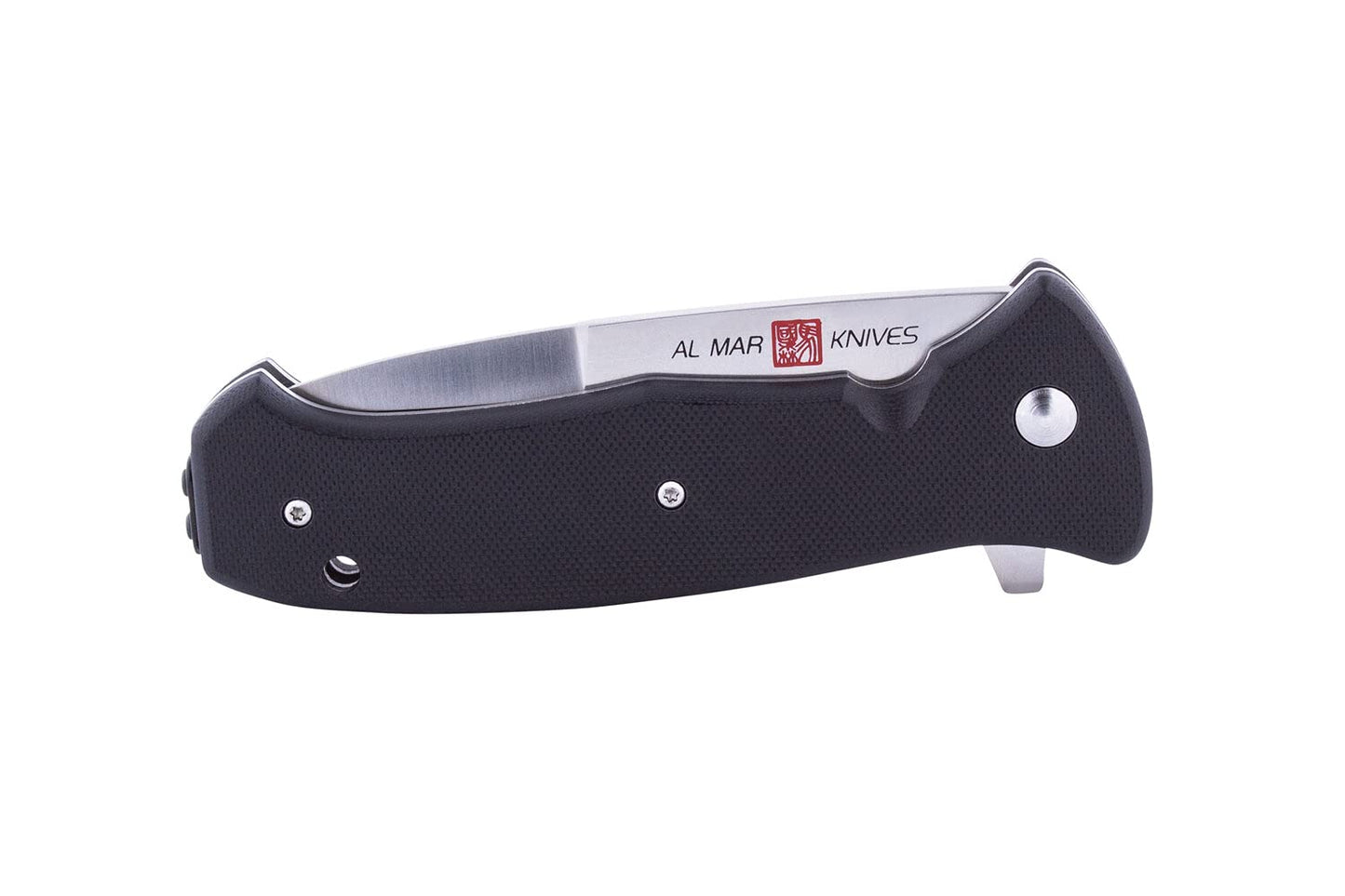 Al Mar (AMK2203) SERE 2020 - 3.6" Linerlock Assisted Opening | Black | Folding Pocket Knife