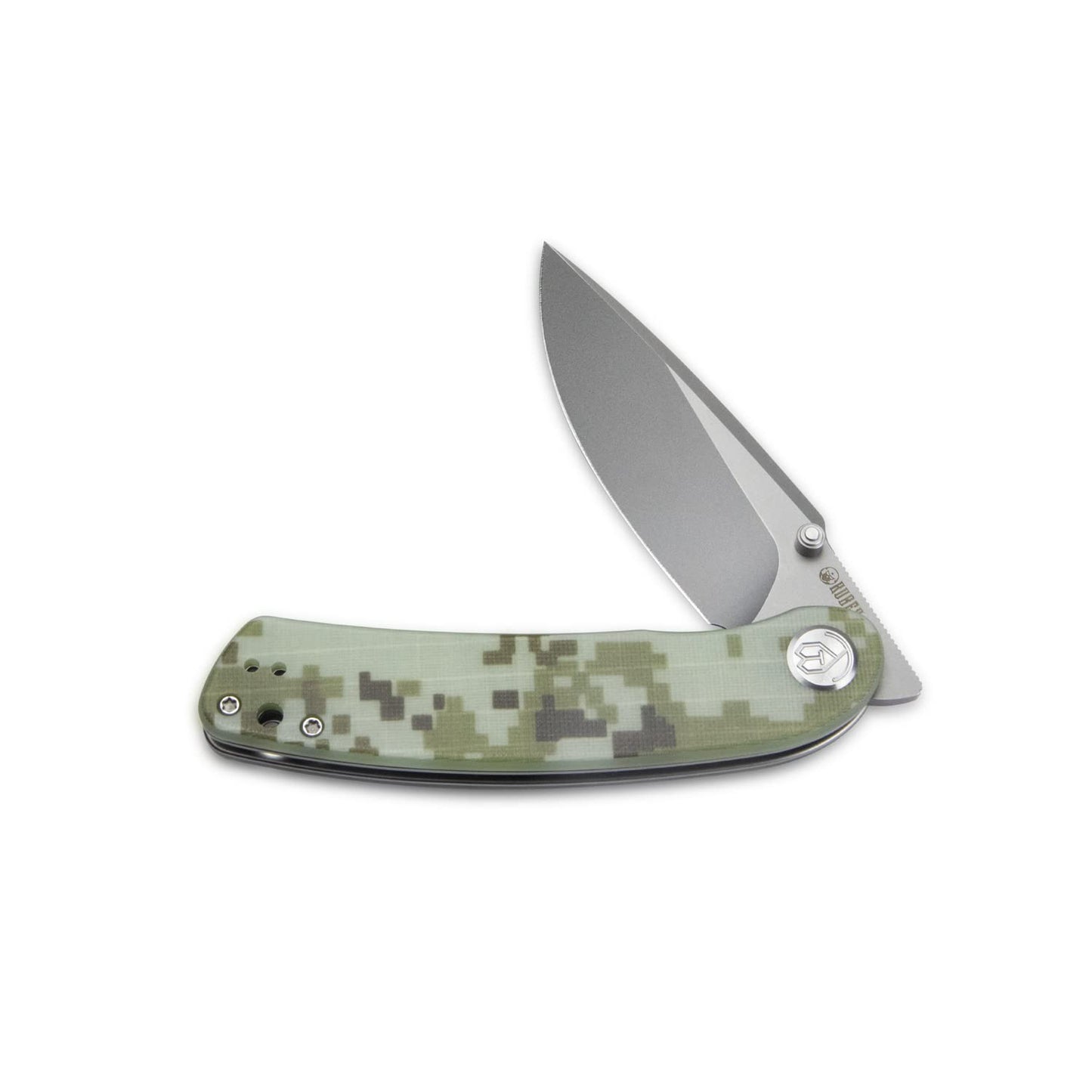 KUBEY Momentum KU344K Everyday Carry Pocket Knife, 3.43-Inch D2 Blade G10 Han...