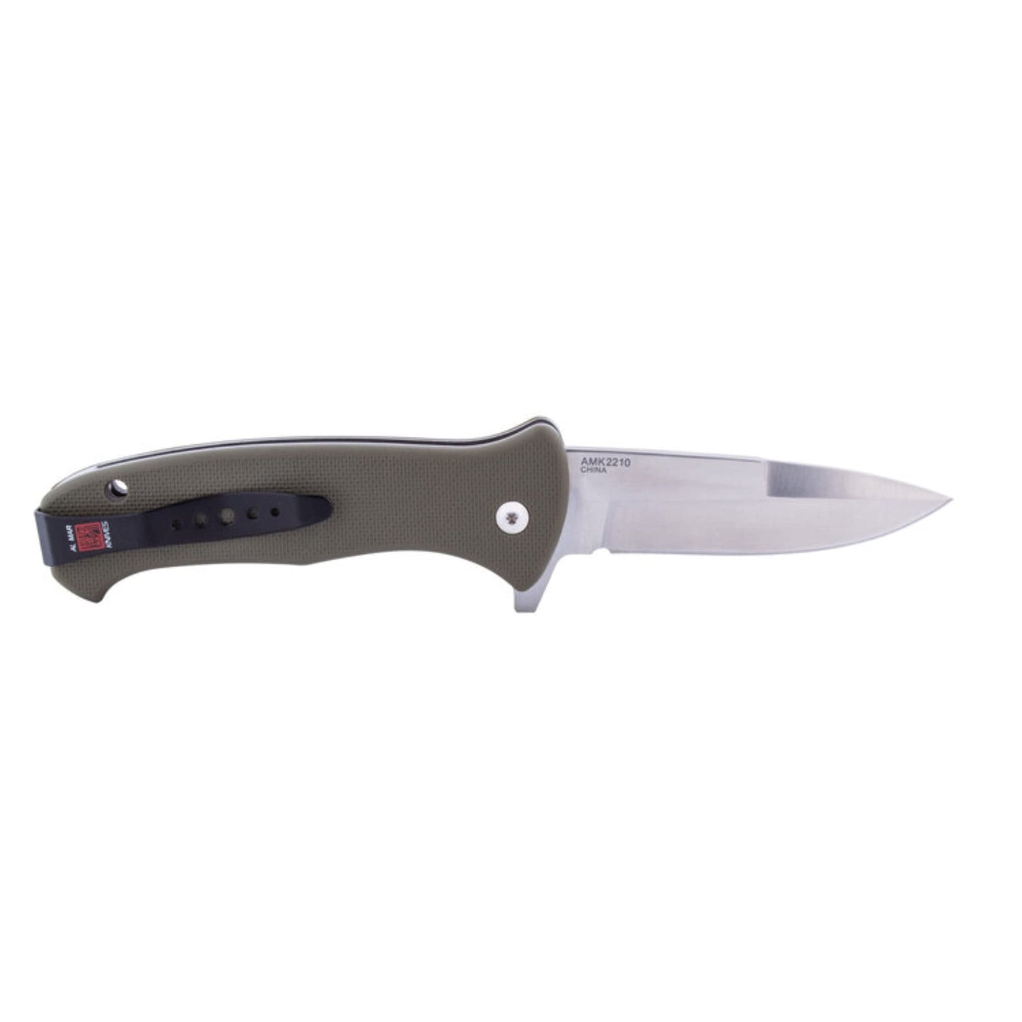 Al Mar (AMK2210) SERE 2020 - 3.6" Linerlock Assisted Opening | OD Green | Folding Pocket Knife