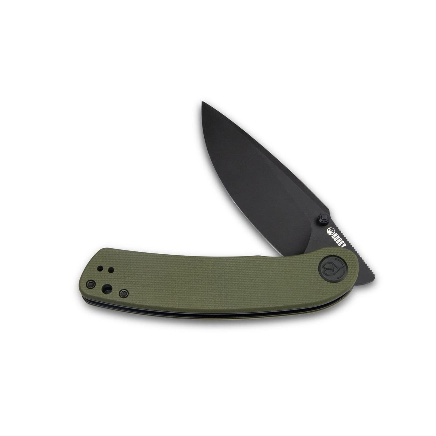 Kubey Momentum Everyday Carry Pocket Knife - 3.43-Inch Drop Point Blade, G10 Handles