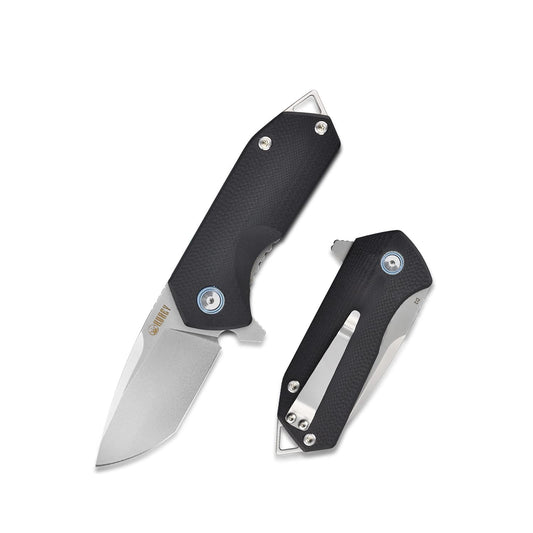 KUBEY Campe KU203 Folding Pocket Knife Compact Everyday Carry with 2.4" Tanto...