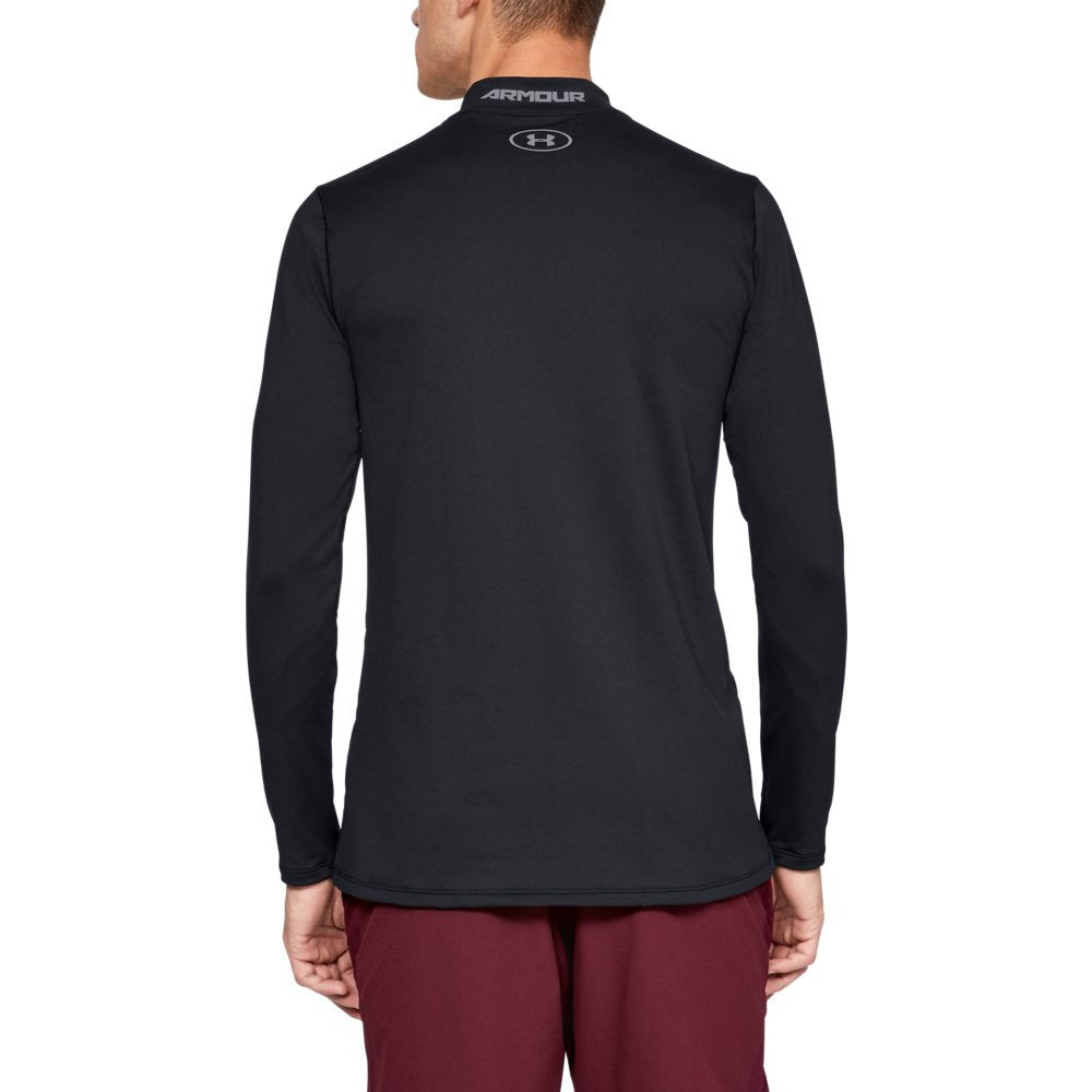 Under Armour Men's ColdGear Armour Fitted Mock Long-Sleeve T-Shirt , Black