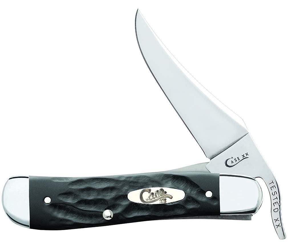 CASE XX WR Pocket Knife Rough Black Jigged Synthetic Russlock Item #18224 - (...