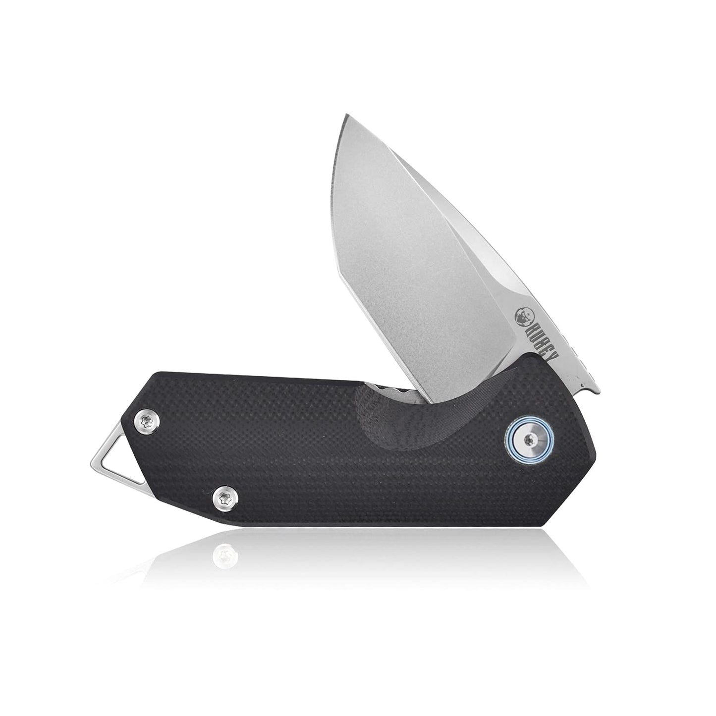 KUBEY Campe KU203 Folding Pocket Knife Compact Everyday Carry with 2.4" Tanto...