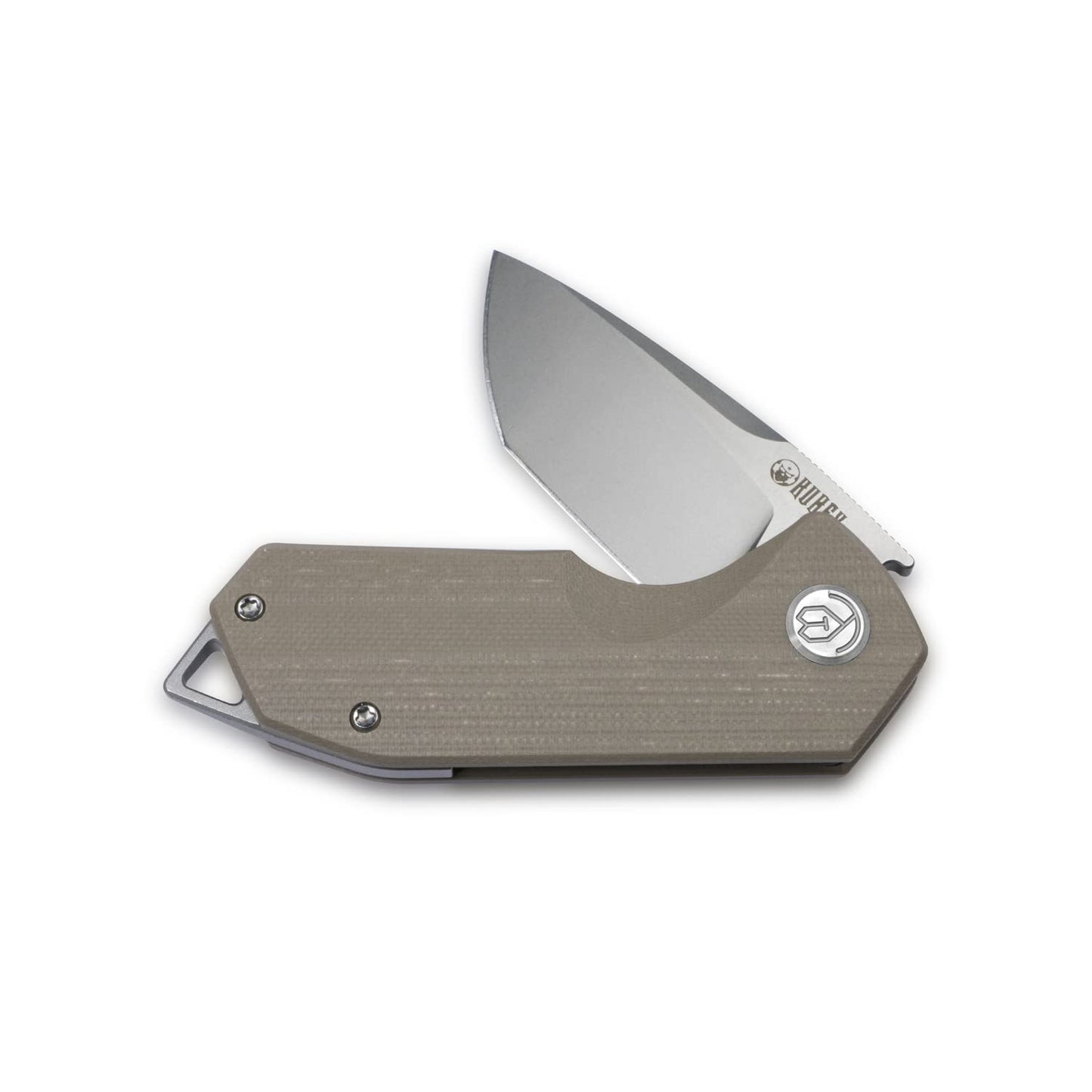 KUBEY Campe KU203 Folding Pocket Knife Compact Everyday Carry with 2.4" Tanto...