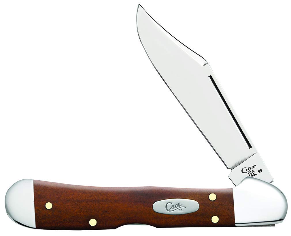 CASE XX Pocket Knife Chestnut Smooth Bone Mini Copperlock Item #28704 - (6...