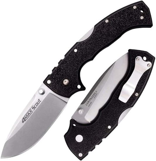 Cold Steel CS-62RQZ 4 Max Scout Knife - 10" Overall, 4" Blade, 4.8mm Thickness