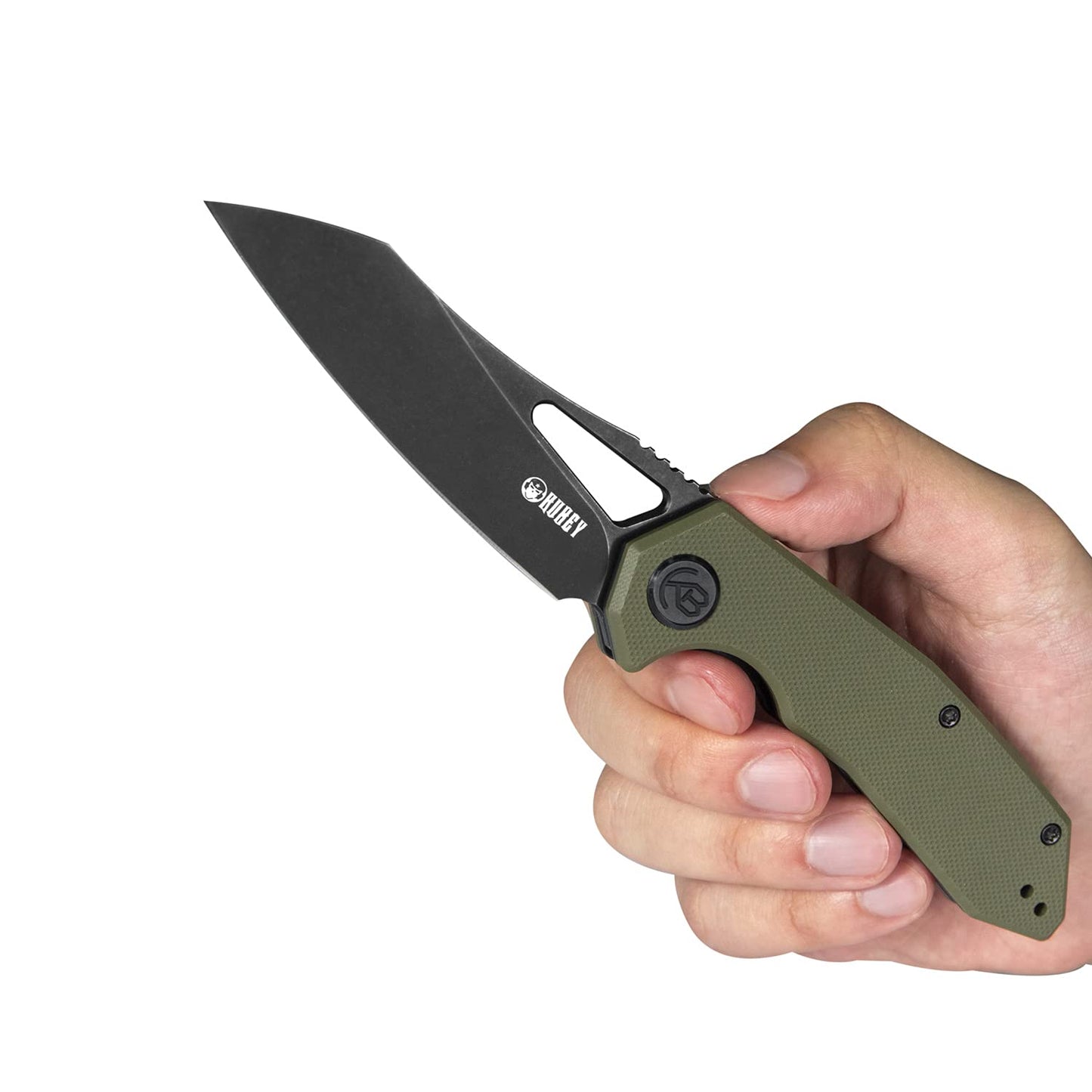 KUBEY Vagrant KU291 Folding Knife, Everyday Carry Pocket Knives 3" AUS10 S.S ...