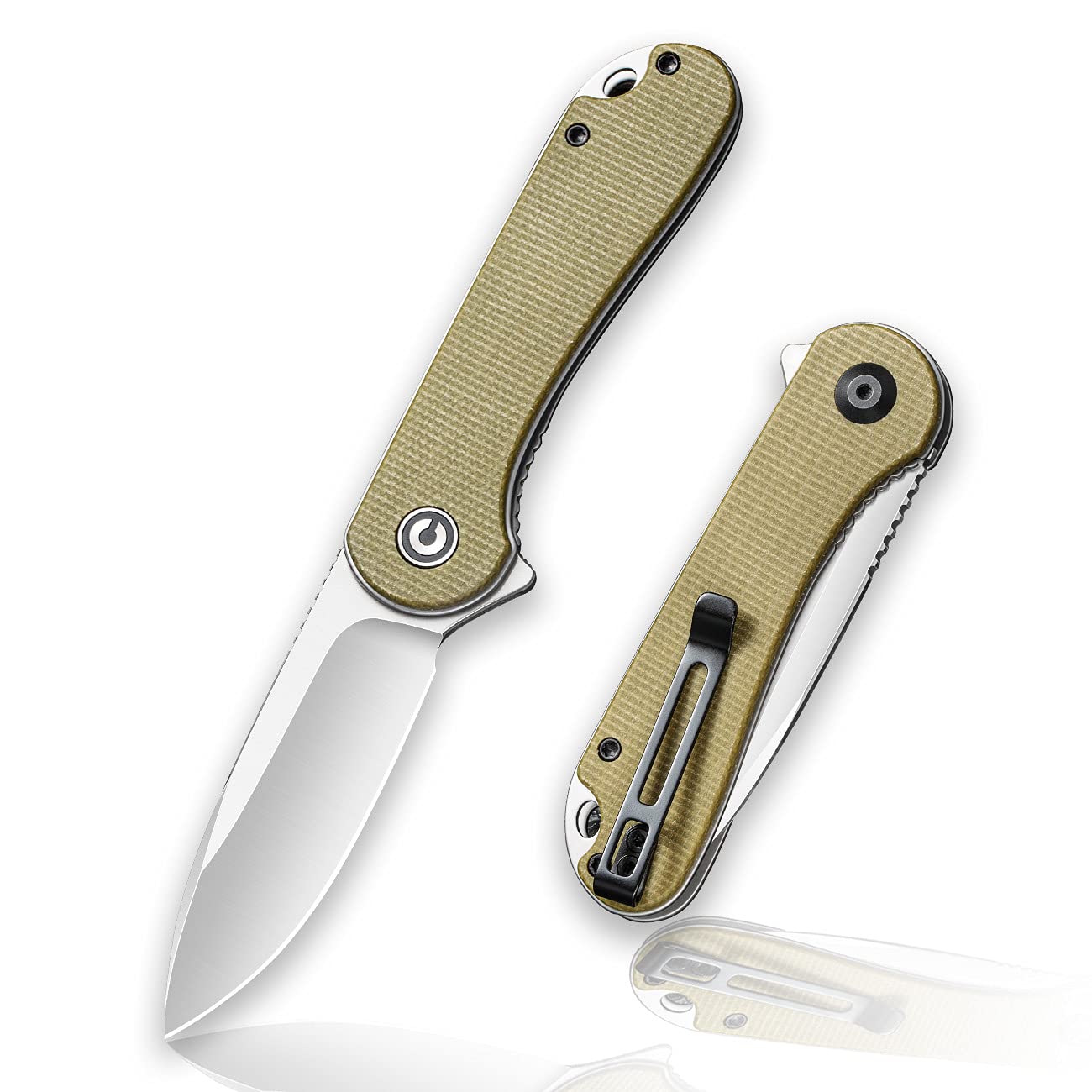 Civivi C907S Elementum Pocket Knife (Olive Handle)