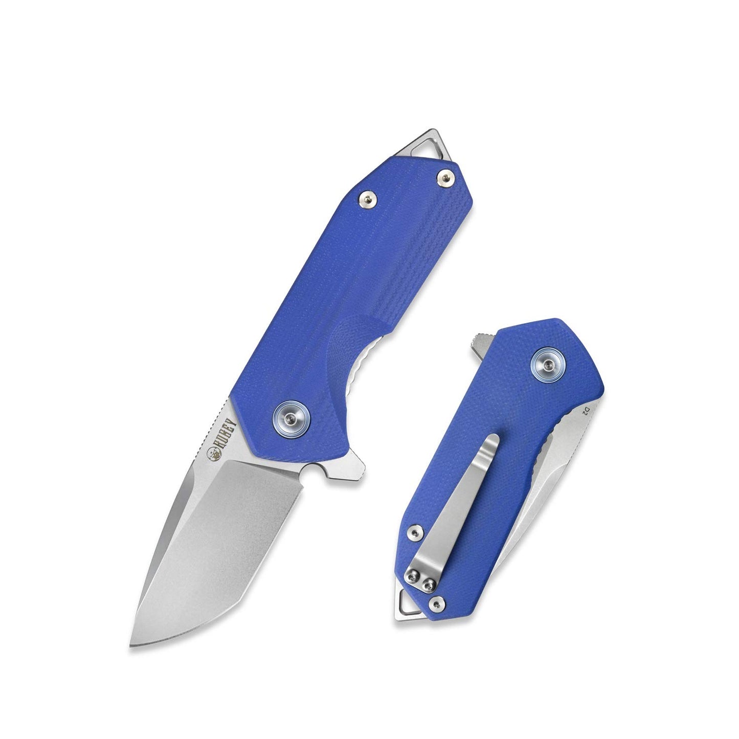 KUBEY Campe KU203 Folding Pocket Knife Compact Everyday Carry with 2.4" Tanto...