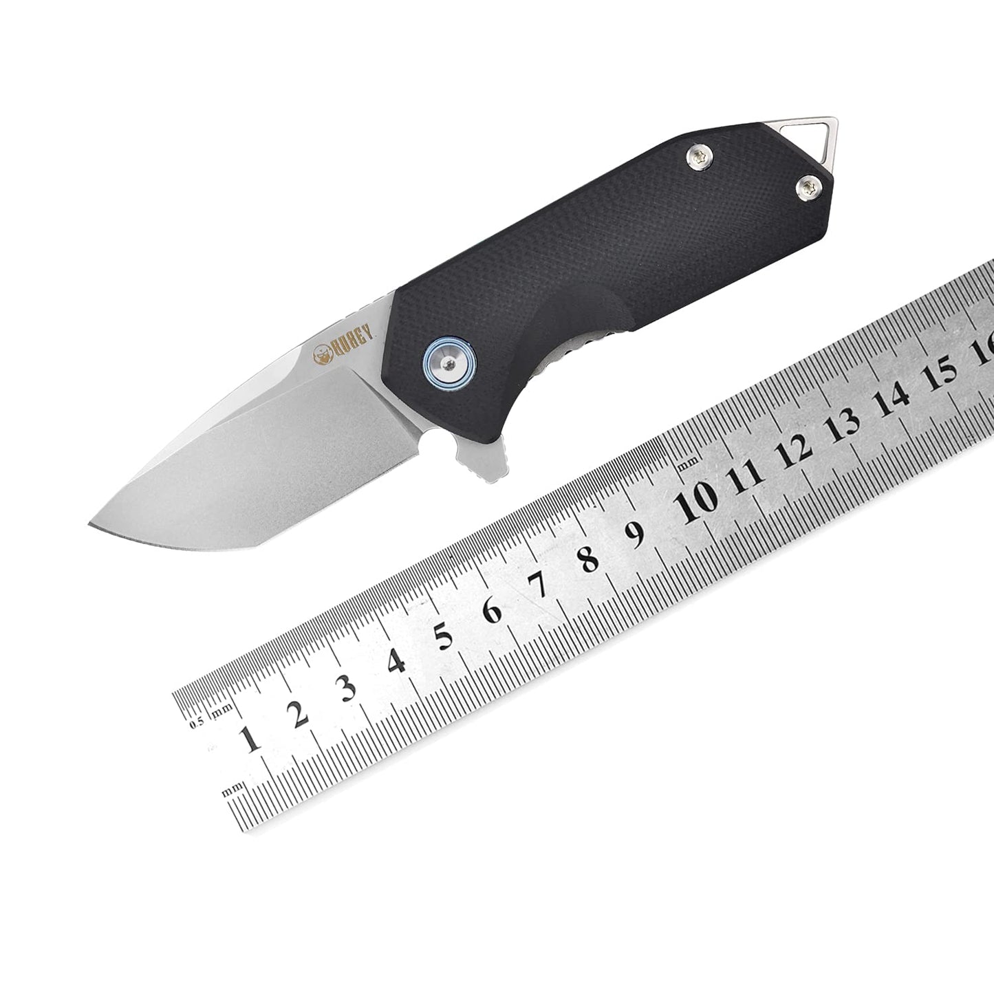 KUBEY Campe KU203 Folding Pocket Knife Compact Everyday Carry with 2.4" Tanto...