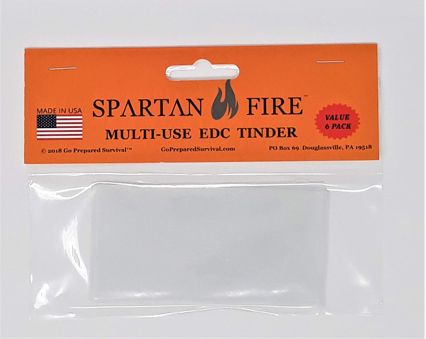 GOP676 Spartan Fire Multi-Use Tinder, Go Prepared Survival