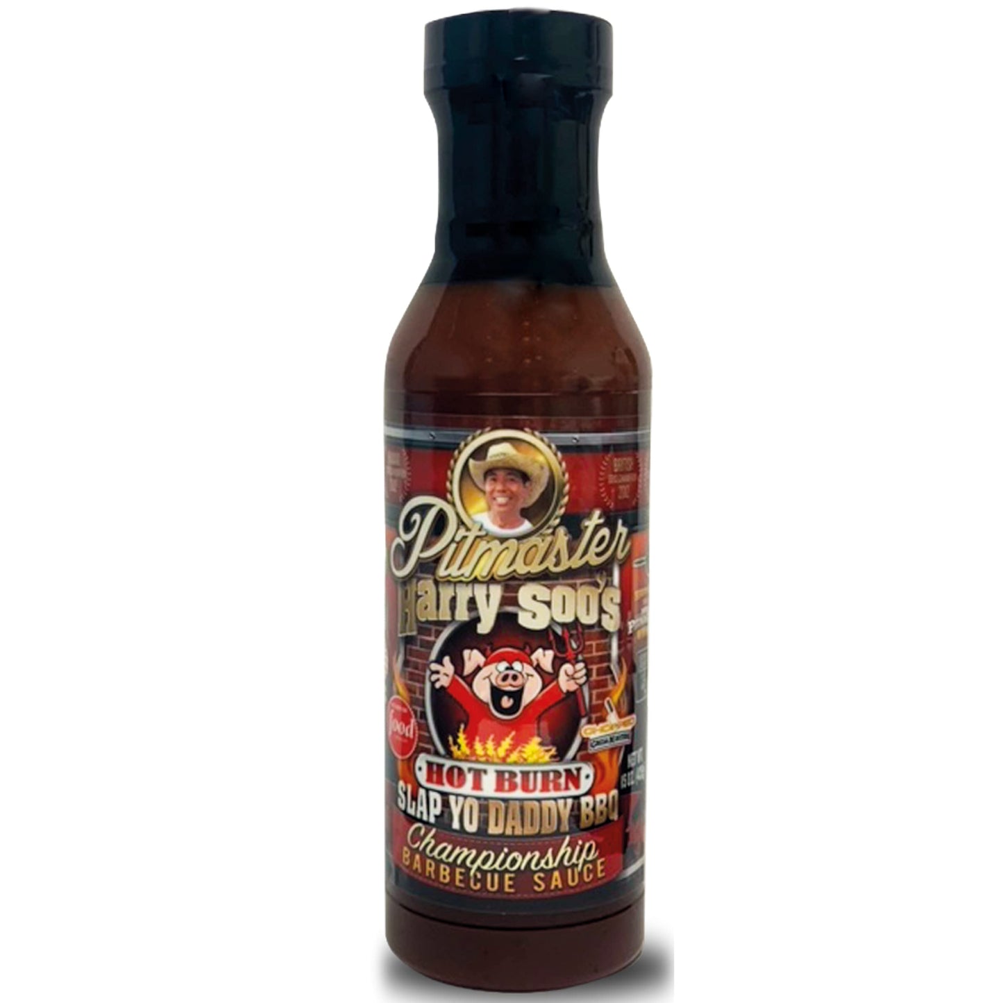 Slap Yo’ Daddy BBQ Sauce, Hot Burn - Hot and Spicy Dipping and Barbecue Sauce...